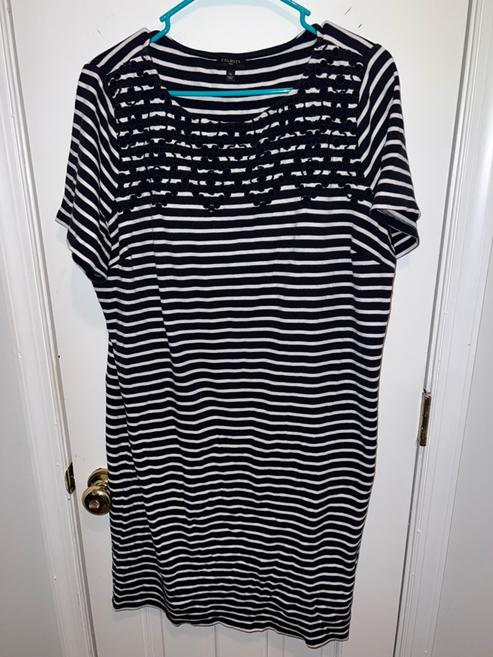 Talbots Casual Dress Dark Navy Blue Size 1X